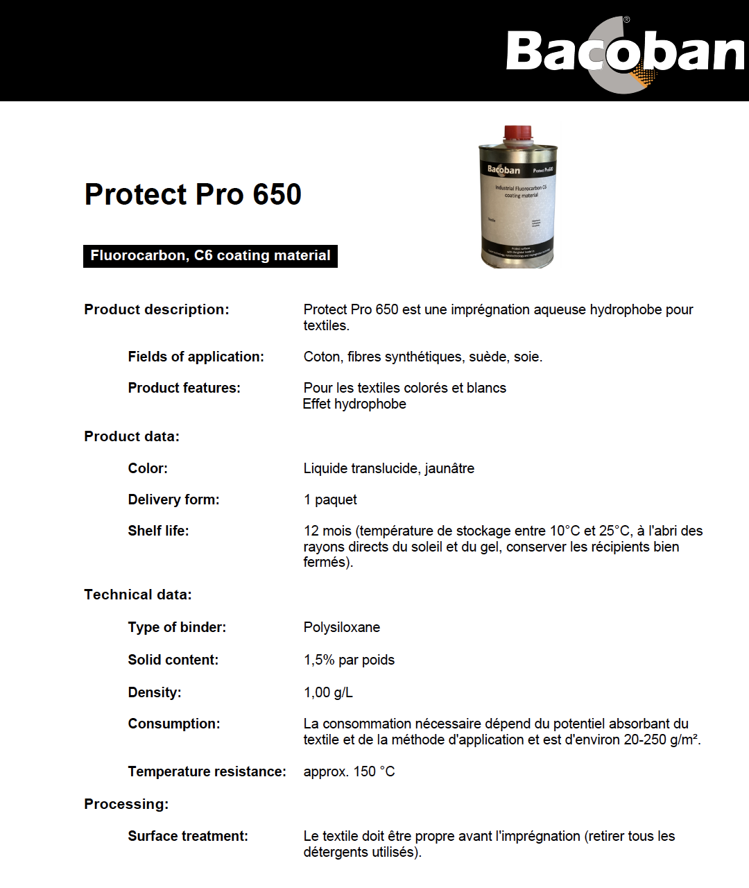 Protect Pro 650 details