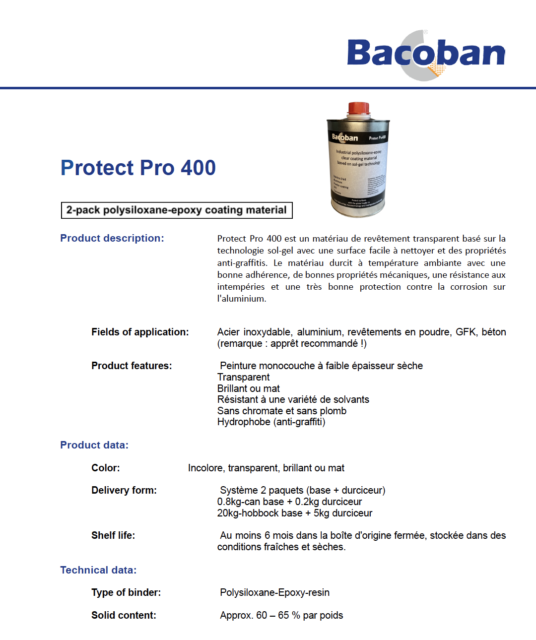 Protect Pro 400 details