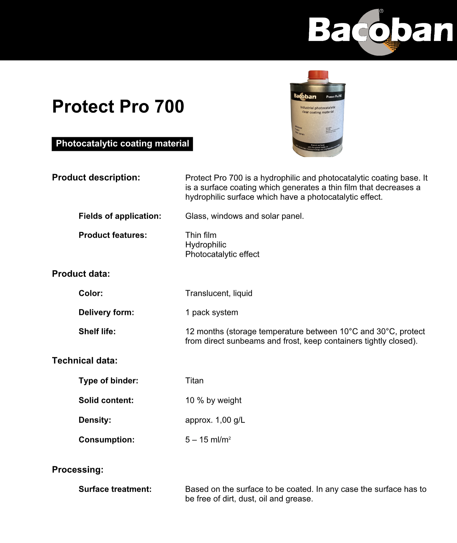 Protect Pro 700 details