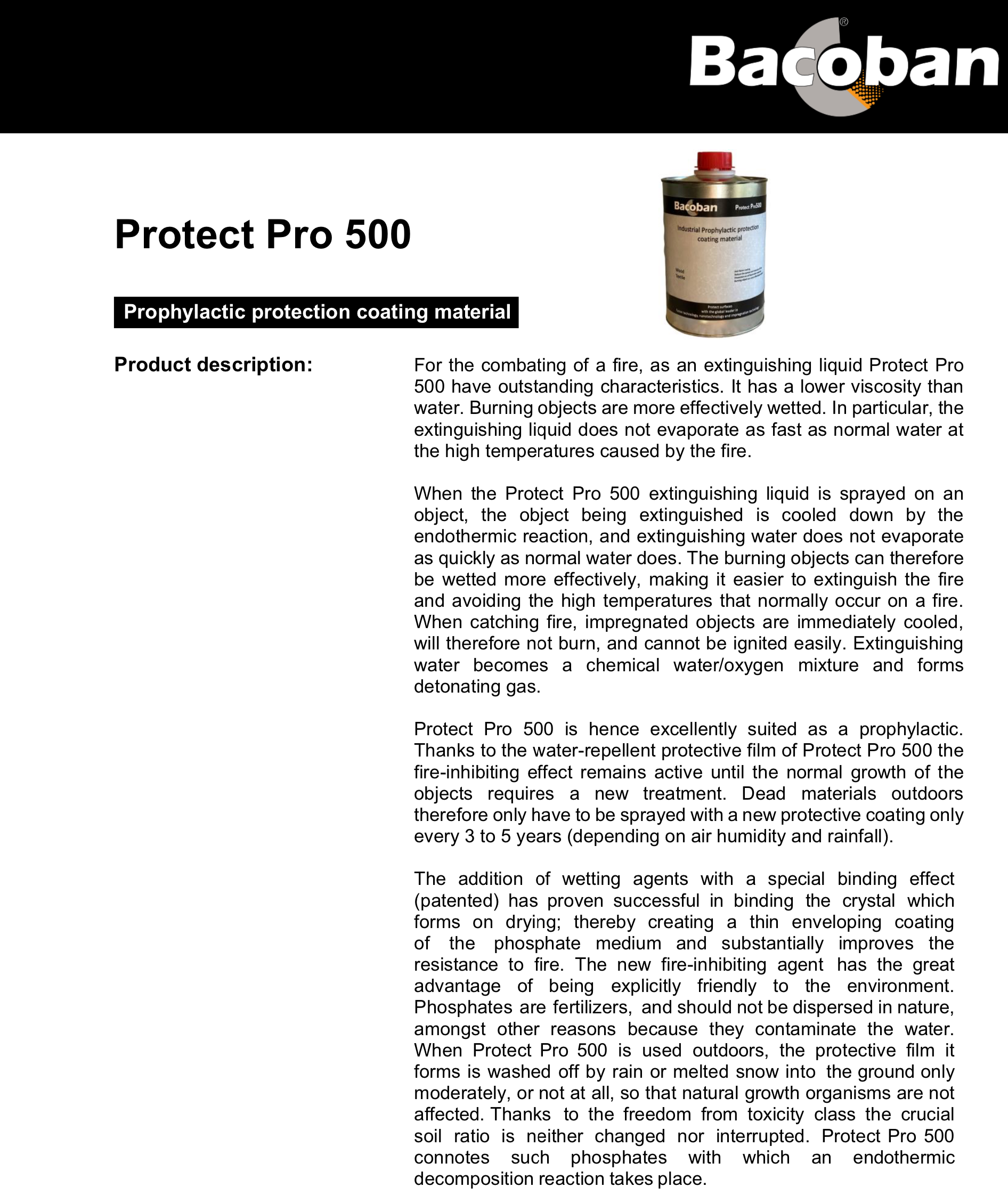 Protect Pro 500 details